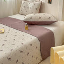 GobekUsa Double-Sided Cotton Bed Cover Quilted Tatami Mat, Soft & Anti-Slip Mattress
