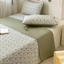 GobekUsa Double-Sided Cotton Bed Cover Quilted Tatami Mat, Soft & Anti-Slip Mattress