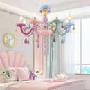 GobekUsa Crystal Candle Chandelier: Elegant European Design for Bedroom, Restaurant & Children's Room