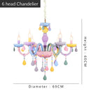 GobekUsa Crystal Candle Chandelier: Elegant European Design for Bedroom, Restaurant & Children's Room