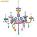 GobekUsa Crystal Candle Chandelier: Elegant European Design for Bedroom, Restaurant & Children's Room