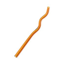 Pastel ridged glass straws set kitchen eco friendly drinking tubes by Decorbites