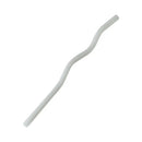 Pastel ridged glass straws set kitchen eco friendly drinking tubes by Decorbites