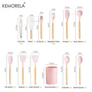 GobekUsa 13-Piece Silicone Kitchen Utensils Set with Storage Box | Heat-Resistant Cooking Tools and Baking Accessories