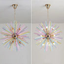 GobekUsa Dandelion Chandelier Glass Hanging Lighting for Kids Room, Bedroom, Dining Room