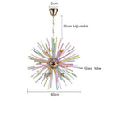 GobekUsa Dandelion Chandelier Glass Hanging Lighting for Kids Room, Bedroom, Dining Room