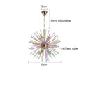 GobekUsa Dandelion Chandelier Glass Hanging Lighting for Kids Room, Bedroom, Dining Room
