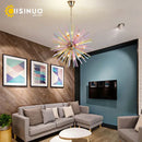 GobekUsa Dandelion Chandelier Glass Hanging Lighting for Kids Room, Bedroom, Dining Room