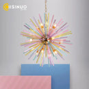 GobekUsa Dandelion Chandelier Glass Hanging Lighting for Kids Room, Bedroom, Dining Room