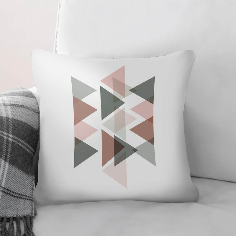 Pastel Triangles B Cushion