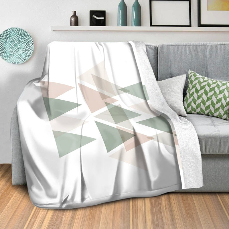 Pastel Triangles C Blanket