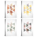 Pastel Triangles Canvas