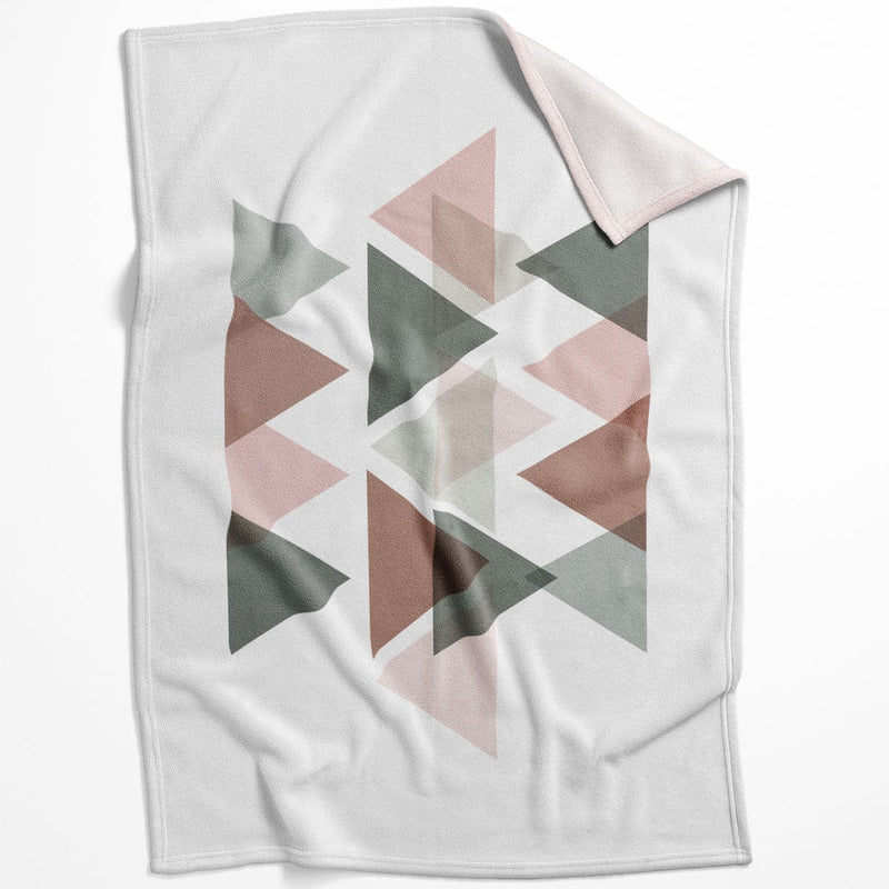 Pastel Triangles D Blanket