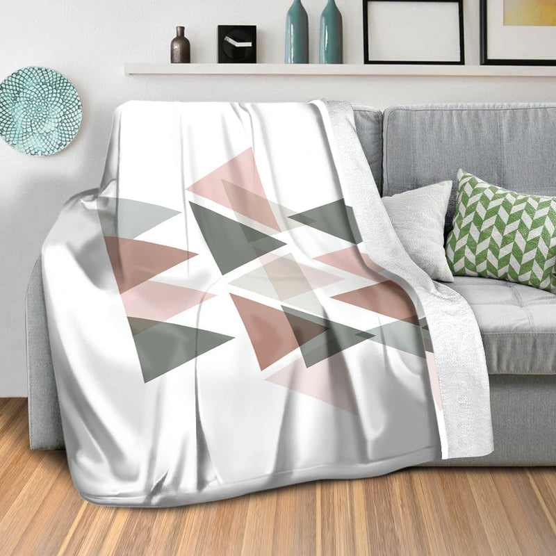 Pastel Triangles D Blanket