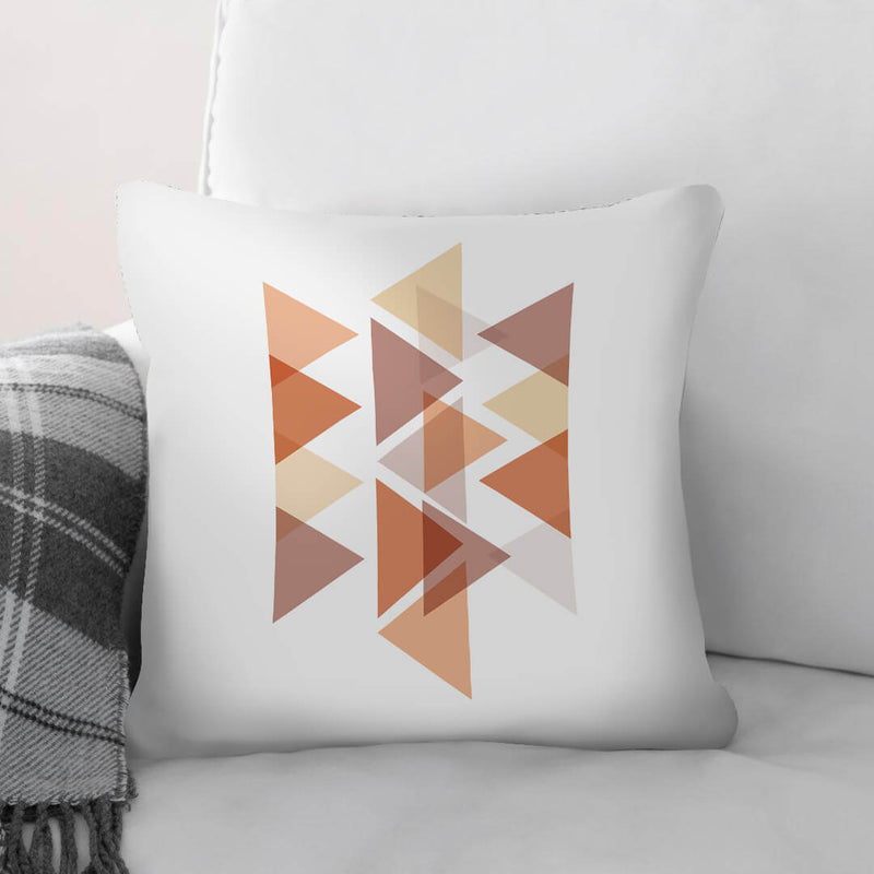 Pastel Triangles D Cushion