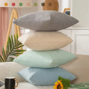 Pastel velvet rectangular pillow cover set living room decor by Decorbites
