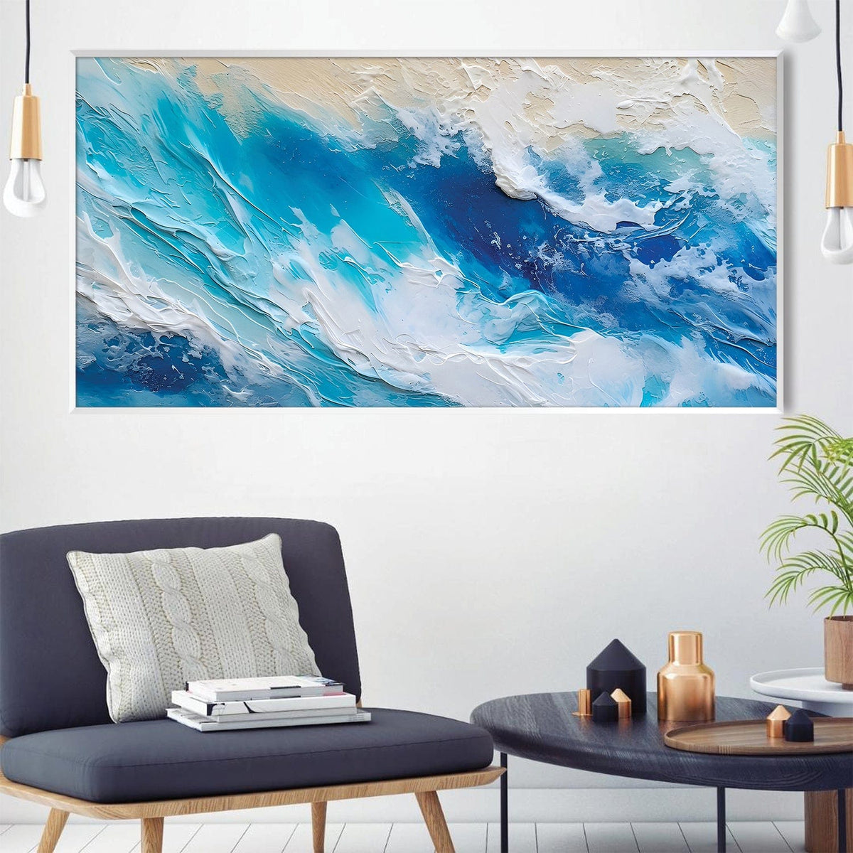 Pastel Waves Canvas, photo 4 of 8