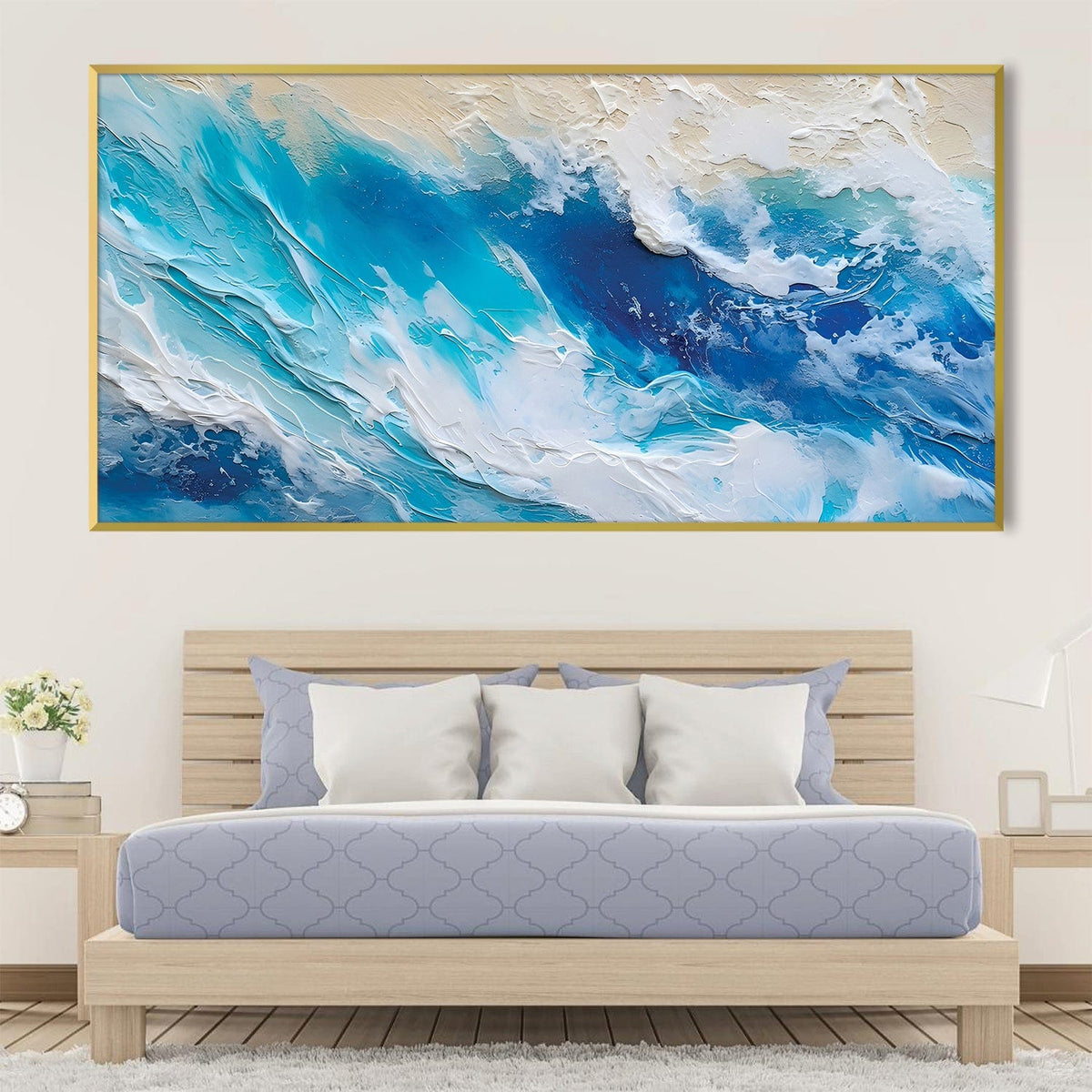 Pastel Waves Canvas, photo 2 of 8