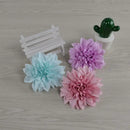 Pastel woolen chrysanthemum wreath bouquet wedding decoration bedroom by Decorbites