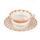 GobekUsa Bone China Flower Coffee Cup Saucers Set, Elegant Pastoral Tea Time Essentials