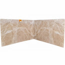 Patara Beige Exotic Bookmatching Polished Marble Slab