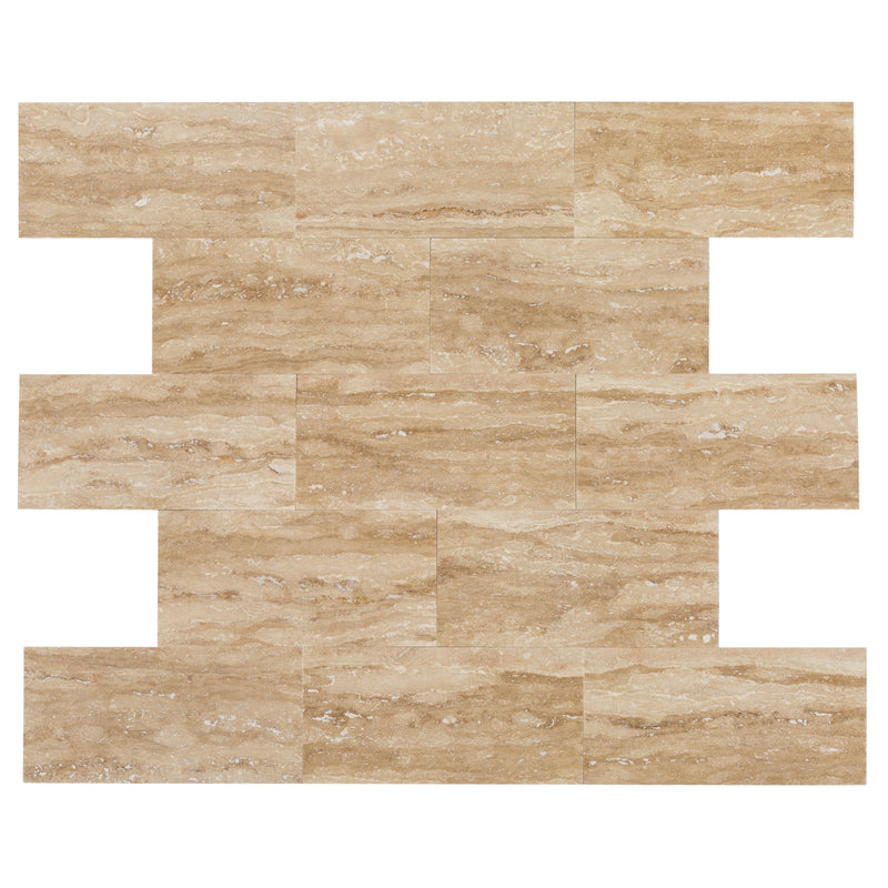 Patara Vein-cut Travertine Tiles Floor and Wall Tile