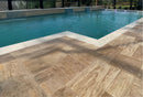 Patara Travertine Vein-cut Pattern Set Floor and Wall Tile