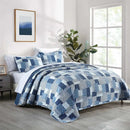 GobekUsa Gray Patchwork Floral Coverlet Bedding Set, Ultra Soft All Season Bedspreads