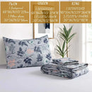GobekUsa Gray Patchwork Floral Coverlet Bedding Set, Ultra Soft All Season Bedspreads