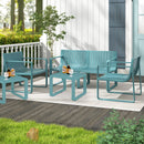 Patio Chairs Set of 2 with Curved Backrests and Seats by LJGDeals