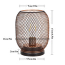 Set of 2 Battery Operated Lamp LED Table Lantern-Egg Shape