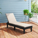 Patio Lounge Chair 3-Position Adjustable Backrest and Cushion by LJGDeals