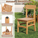 Patio Teak Wood Chair by LJGDeals