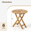 Patio Teak Wood Dining Table with Slatted Tabletop and Sturdy X-Shaped Frame by LJGDeals
