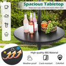 Patio Umbrella Table Tray Adjustable with Umbrella Poles-Black by LJGDeals