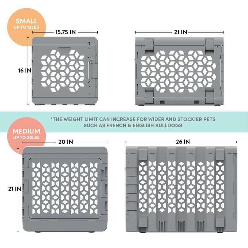 PAWD®  Modern Collapsible Dog Crate