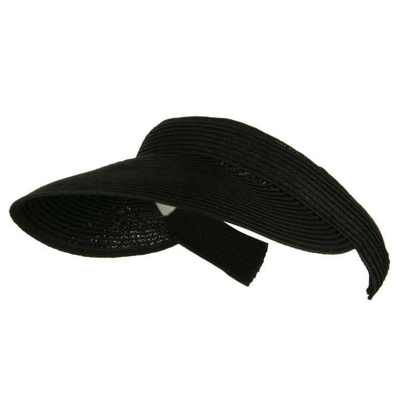 UPF 50+ Paper Braid Clip On Visor