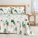 Turkish Cotton Christmas Flannel Sheet Set - Whittaker Collection by Great Bay Home