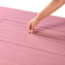 Aluminum 48-in Rectangular Propane Fire Table, Beads, Covers and Lid