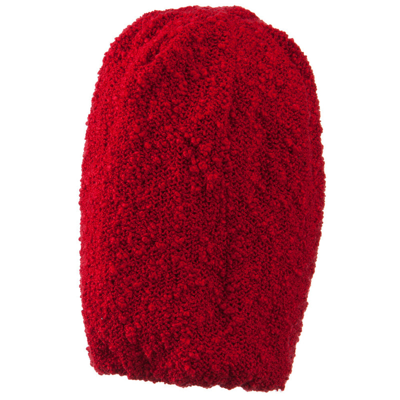 Deep Crown Popcorn Pattern Reversible Beanie