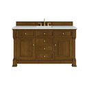 James Martin Brookfield 60" Single Bathroom Vanity, Honey Oak