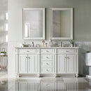 James Martin Bristol 72" Double Bathroom Vanity, Bright White