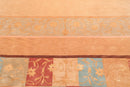 6' x 9' Hand Knotted Superfine Wool & Silk Tibetan Modern Area Rug Tan