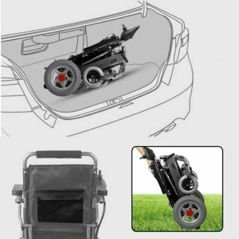 PCMOS WD602 17.5" Heavy Duty Electric Motorized Lightweight Wheelchair, 250LBS (97658124)