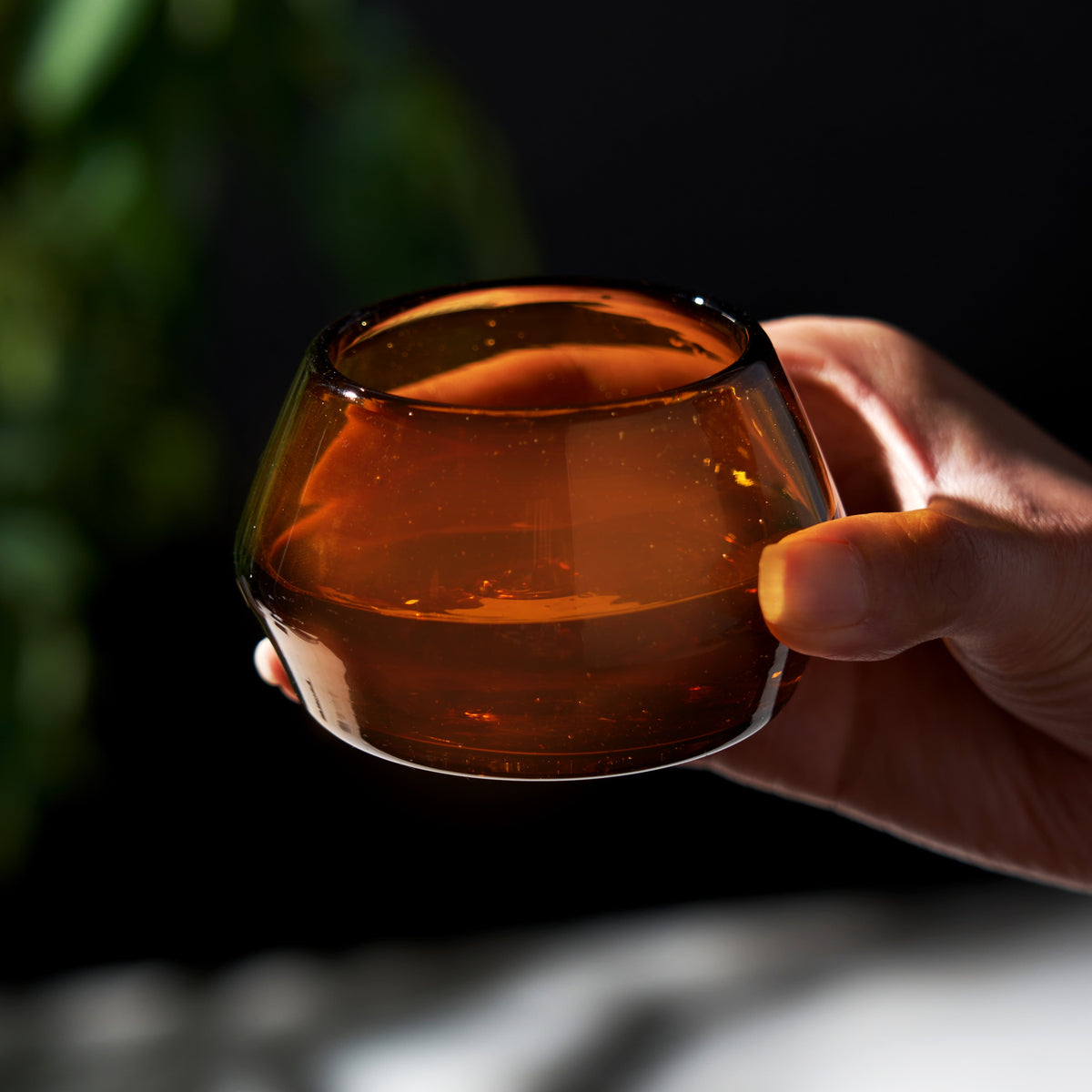Tequila Copita Glass in Amber, photo 3 of 7