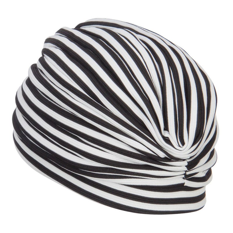 Women's Striped Turban Hat