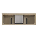 James Martin Lorelai 72" Double Bathroom Vanity, Whitewashed Oak