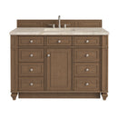 James Martin Bristol 48" Single Bathroom Vanity, Saddle Brown