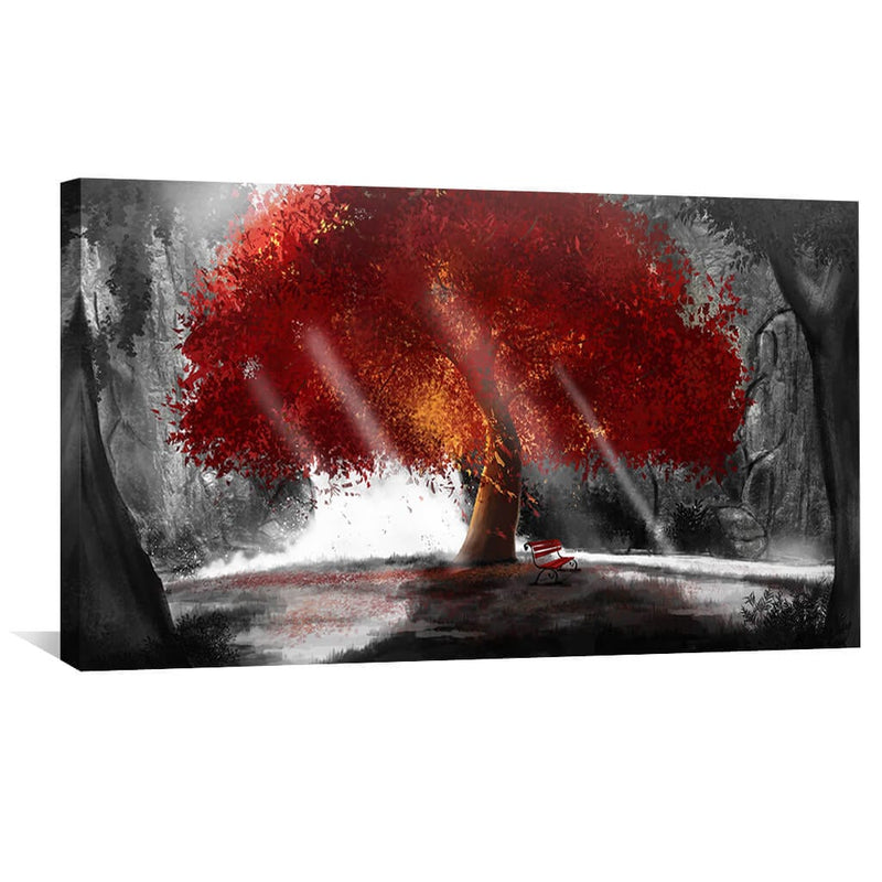 Peaceful Redwood Canvas