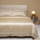 GobekUsa Cooling Cotton Solid Bedding Set Ultra Soft Quilt Cover for Summer